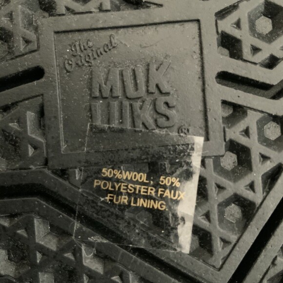 Muk Luks Suede Bootie Size 7 Water Repellent Wool Blend Lining Foam Insole - Picture 8 of 12